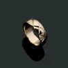 2022 Anéis de casal Designer Luxury Gold Ring Lover Jewelry 316 Titanium Steel Women Mens tem acessórios de moda clássicos Engagement