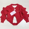 Autunno bambino maglioni inverno bambini maglia maglione infantile bambini volant maglioni maniche ragazze maglioni di base12M-5Y LJ201128