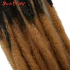 かぎ針編みの手作りドレッドロックオンブルシンセティックフェイクフェイクロックブレードエクステンションアフロ編み髪の髪の毛男性ヒップホップ2220401219219