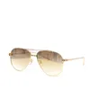 New fashion design sunglasses 00559 exquisite electroplating pilot K gold frame classic popular versatile style outdoor uv400 protection glasses top quality