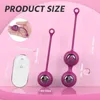 NXY vibratorer 9 Frekvens Kegel Ball Vibration Contraction Vaginal Women S Massager Female Drawing Toeing Sex Toy 220509