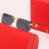 Frameless Glasses Sunglasses Men Women Rimless Eyeglasses Frame Prescription Recipe Optical Glasses with Original Box