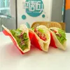Spot Mexican Crepe Rack Plastic Tray Wave Nrowers Triangle Racks Burrito Tray PP Taco Holder YL0428