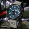 Curren Brand Luxury Men Brown Quartz Wristwatches para masculino cronógrafo luminoso Dial relógio de couro Casual Sports Watch 220530