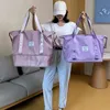 Bolsa de viagem bolsas dobráveis ​​bolsas de grande capacidade armazenamento de bolsas de armazenamento de bolsas de armazenamento de bagagem de bagagem de ombro impermeável à prova d'água