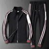 Plus -storlek Herrspår Tonåring Tonåring Tracksuit Set Roman Cotton Casual Sports Sport Men's Two Piece Team Uniform Suits