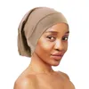 Casquette Turban élastique musulmane pour femmes chapeau Baggy foulard nuit sommeil chapeaux Femmes bandeau Cancer perte de cheveux casquette chimio couvre-chef