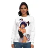 Saikin Yatotta Maid Ga Ayashii 3D Bluza O okrągła kołnierz Moda Fash Cool Pullovers Streetwear Hip Fashion Nowy Y220810
