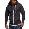 Kb Nieuwe Mannen Truien Sudaderas Rits Sudadera con capucha Hombre Suéter Effen Kleur Hombre Sudaderas con capucha Voor Mannelijke L220730