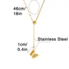 Aesthetic Y2k Butterfly Charms Necklace with Chain Stainless Steel Pearl Beaded Gold Plated Jewelry Personalized Birthday Gifts for Women Mom Girls