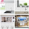 Morcart Peel and Stick Tiles Backsplash ديكور المنزل ملصقات لاصق للاصوص على خلفية بيضاء لغرفة الحمام المطبخ 1pcs 220510