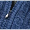 Suéteres masculinos Men engrossam lã quente Casco de cashmere de inverno Cardigan Turtleneck Outwear masculino Plus Tamanho 4xl 5xl 6xl 7xl suétermen's