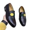 2022 oryginalne skórzane buty wysokiej jakości męskie mokasyny sukienka buty biznesowe Derby G projektant męskie trampki Casual kliny moda 2203302