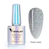 Super Laser Gel Nail Polish Glitter Effekt Mousserande semi Permanent Färger Skönhet UV Nail Lacquer Wholesale Nails Tools