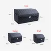 PU LEATHER BIL TRUNK STORAGE BOX TOPLEGRAMGRANSER FOLDBAG BILA STUCKNING TIDIERING FÖR SEDAN SUV MPV 220402