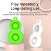 Klucz dekompresji Prosty klęcznik Push Dimple Okrągłe koło Bubble Finger Tress Board Toy Pierścień Anti Toys Kqjjl