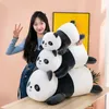 80cm Cute Baby Big Giant Panda Bear Plush Stuffed Animal Doll Animals Toy Pillow Cartoon Kawaii Dolls Girls Lover Gifts