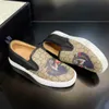 Scarpe Casual Ace Dublin Angry Wolf Slip-on Sneakers Mens Designer Tiger Snake Super Canvas Blue Floral Luxurys Trainers Beige