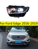 Автомобильные детали, светодиодные фары в сборе для Ford Edge, светодиодные фары 16-19 DRL, сигнал поворота, линза дальнего света, фара