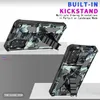 Étuis de béquille intégrés hybrides antichocs pour Xiaomi Redmi Note 11S Note11 Pro POCO X3 NFC X4 Pro Mi 11T Camouflage Camo Stand Armor Housses de téléphone