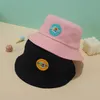 Spring Autumn Boy Girl Outdoor Leisure Fashion Fisherman Hat Child Cotton Breathable Cute Solid Color Visor Sun Bucket Hat 2-6 Years