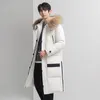 Men's Down Parkas Winter Jacket X-Long Fashion Real Pur 90% Pato branco Espalhar o Puffer Warm Solid Caatsmen's Luci22