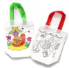 DIY artesanato kits crianças colorir bolsas bolsa crianças criativo desenho conjunto para iniciantes bebê aprender brinquedos de educação pintura sn4399