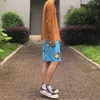 Mäns shorts Hög ny nyhet Hög män Bekväma rosa bin Le Fleur Tyler Creator Golf Skateboard Street Cotton Casual Shorts AB20 T220827