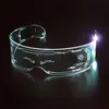 Modische lustige Brille, Unisex, mehrfarbig, LED-Licht emittierende Brille, Weihnachtsfeier, Bar, Tanz, Maskerade, Brille