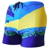 MENS SWIMSUIT SWIMWEAR SWIMMING TRUNKS BEACH SHORTS BOXER BROSTER Män manliga multitryck Swim Pool Bathing Surfing Pants Suit Wear 220520