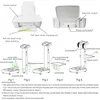 Körperzusammensetzungs-Analysator-Fett-Text-Analyse-Maschinen-Bodybuilding-Gewichtstest GS6.5C für menschlichen Körper