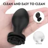 3 pcs set silicone butt plug anal unissexy starter sexy built-in esfera de aço adulto brinquedos para homens / mulheres trabalhador casais