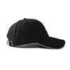 Black Cap Sailor Hat for Men Baseball Caps Moda âncora bordada feminino de algodão ao ar livre esporte casual back hiphop sunhats 220706