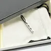 M-01 Luxury Designer Tie Clip Titanium Steel Metal Fashion Jewelry for Men with Box289o