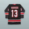 Nivip Men Movie J.Cole Hockey Jerseys 14 Forest Hills Dr. Bordado Jason Vorhees 13 sexta