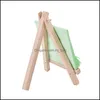 Painting Supplies Arts Crafts Gifts Home Garden 8X15Cm Natural Wooden Mini Tripod Easel Display Stand For Wedding Place Name Holder Menu