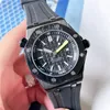 2022 Nuevo reloj para hombre Reloj de pulsera automático de cuarzo Hora Reloj de pulsera de acero inoxidable Correa de goma de alta calidad Moda Multifunción Waterpro2073