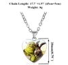 Shrek Heart Pendant Necklace Glass Cabochon Jewelry Gifts Couple Choker Necklace for Women Fashion Friendship Necklaces GC953257z