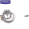 NXY Dispositif de chasteté Frrk Lock Cage à oiseaux en métal en acier inoxydable pour hommes Anti Déraillement 0416