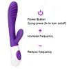 12 Frekvens Dildo Rabbit Vibrator Dual Vibrating Anal Vagina Massage G-Spot Clitoris Masturbator Vuxna Sexiga leksaker för kvinnor