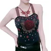 women's sport camis femme sexy s ole woman bling shiny gemstones tanks tops paded 220325