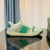 Designer-Streifenschuhe, modisch, schmutziges Leder, Schnür-Tennisschuh, Stoff, Low-Top-Leinwand, sportlich, lässig, für Herren und Damen, Screener-Sneaker mit Boxgröße 35–45