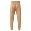 Pantaloni da uomo Scrub da uomo con tasche Pantaloni sportivi con coulisse Casual Pantaloni da uomo con cerniera a vita mediaMen's Naom22