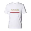 22 homens camisetas de algodão t-shirt de algodão em torno do pescoço duplo thread mola letra de verão alta rua solta tendência manga curta hip hop masculino roupas