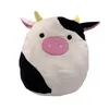 Cuscino peluche simpatico cartone animato da 20 cm per bambini Ragazza ragazzi Kawaii Colore Cotone Farcito Cuscino mucca Giocattoli Regali 220701