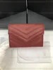 Högsta kvalitet äkta läder handväska korthållare hangbags lammskinn plånbok män kända innehavare luxurys designer mode mynt män plånböcker Key Women's Pocket Interior Slot