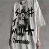 Manlig Kvinna Japan Loose Gothic Hoodie Streetwear Women Funny Kpop Girls Boys Hip Hop Tops Rolig High Street Rock Sweatshirt Tee 220407
