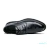 Kleding schoenen mannen luxe designer krokodil patroon top lederen trouwfeest mode loafers