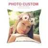 Fuwatacchi Custom Cushion Cover DIYカスタマイズされたスロー枕装飾的な四角い印刷枕カバーSOFA 4545CM 220607