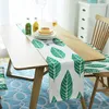 Nordic Monstera Table Runner Dining Mat Plant Leaf Non slip Pads Placemat Home Decor el Wedding 5 sizes camino de mesa 220615
